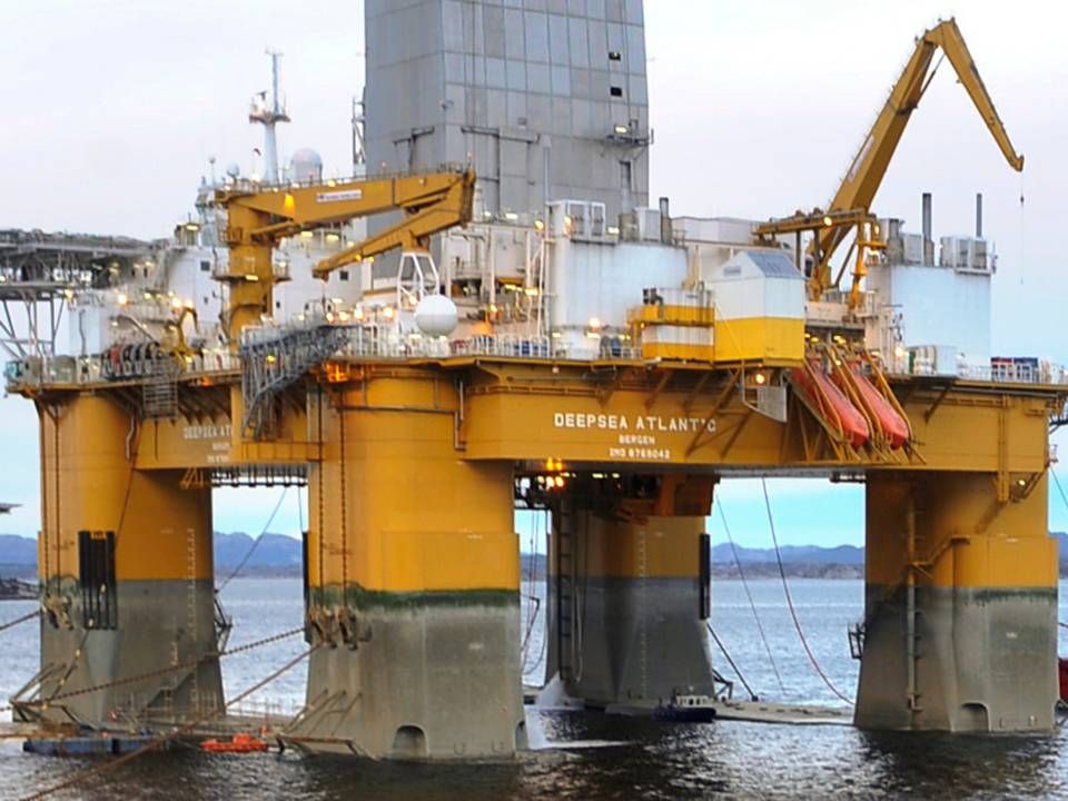 35/11-23, Echino South, har vist sig at være indbringende for Equinor og partnere. Det er riggen Deepsea Atlantic, som har gjort olie- og gasfundet. | Foto: Equinor