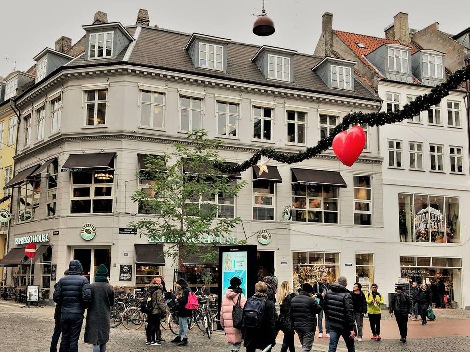 The property in the heart of Copenhagen contains both store and apartments. | Photo: PR / BMO Real Esate Partners