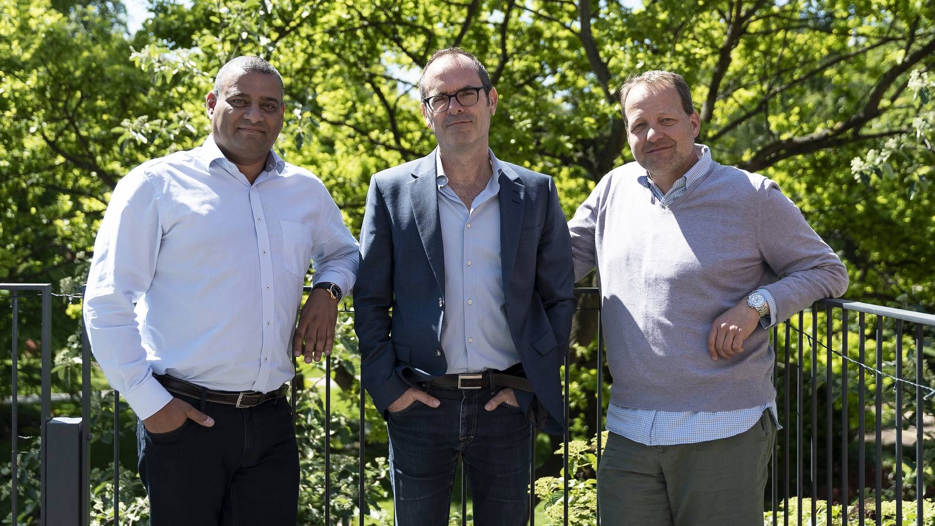 Scandinavian Film Funds from left: Sune Lind Thomsen, head of distribution, Christian Bévort, CEO, and Kim Magnusson, head of creative. | Photo: PR / Scandinavian Film Funds