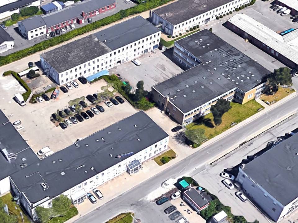 De seks ejendomme i Rødovre er en del af et større industrikvarter. | Foto: Google