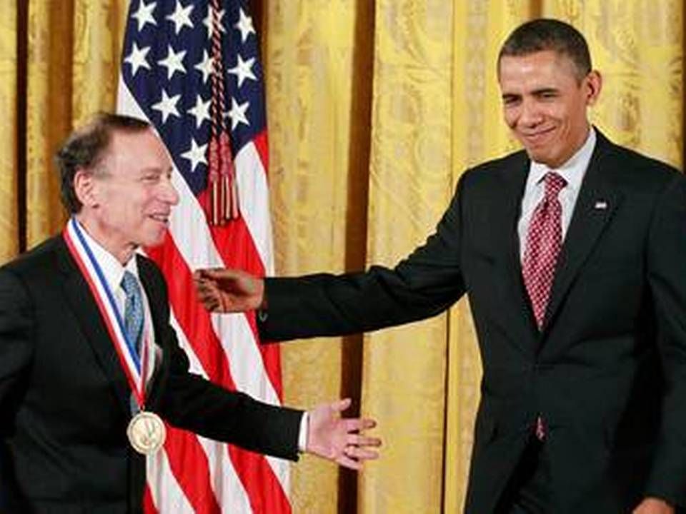 Robert Langer received the USA's National Medal of Technology in 2013 - just one of his 220 awards. | Photo: Jason Reed / Reuters / Ritzau Scanpix