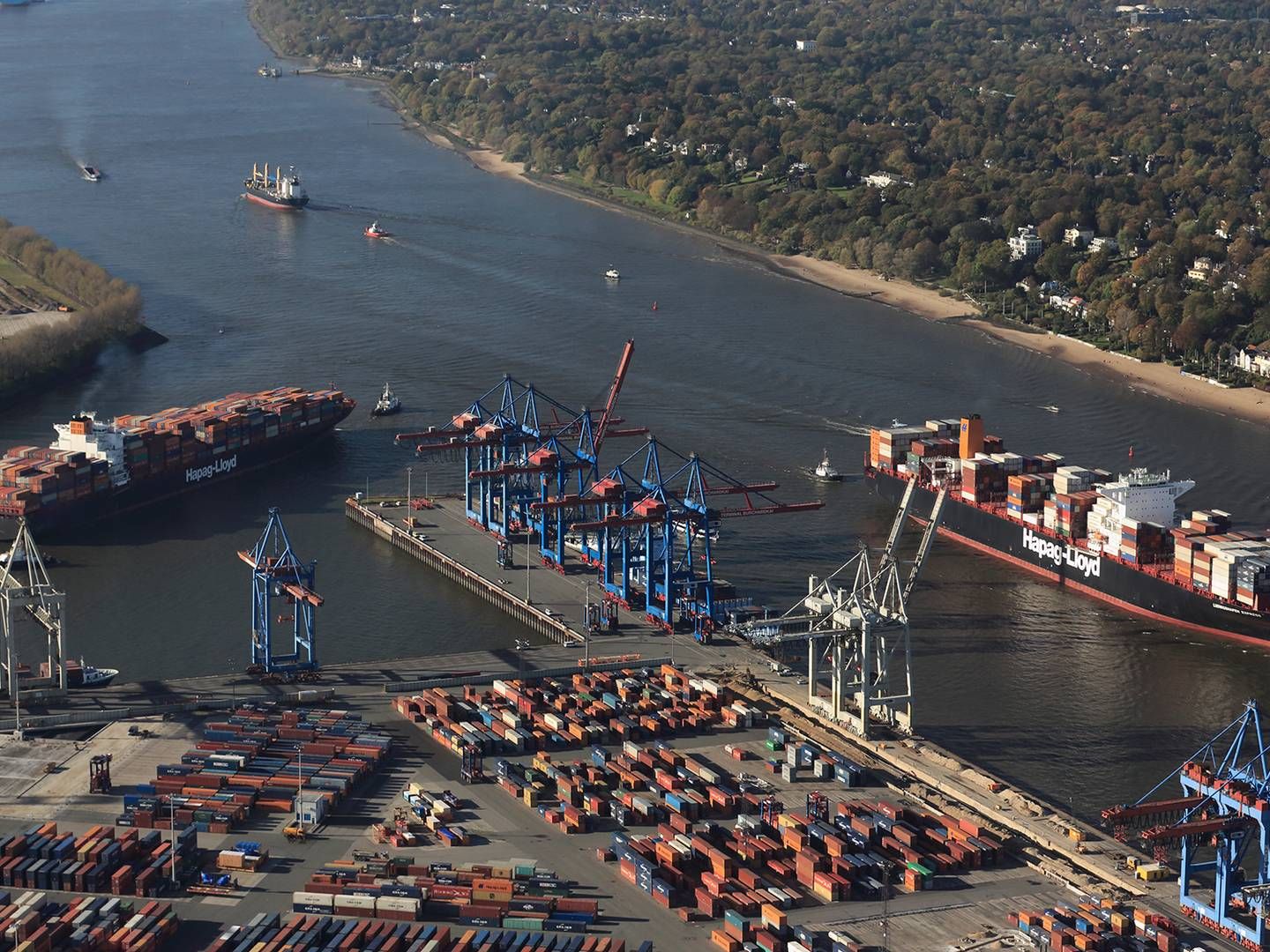 Hamburger Hafen und Logistik AG løftede omsætningen for årets tre første kvartaler med otte pct. | Foto: HHM / Michael Lindner