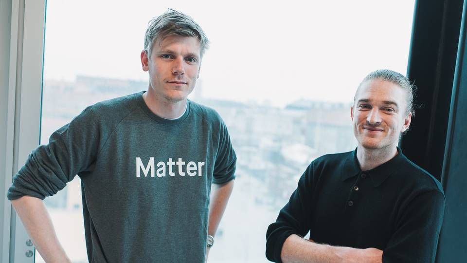 Matters to stiftere, Niels Fibæk-Jensen og Emil Stigsgaard Fuglsang. | Foto: PR/Matter