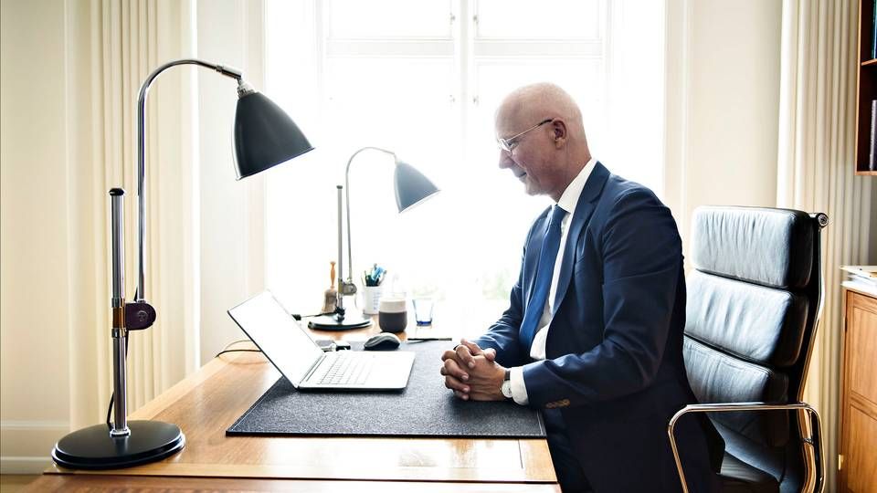 Adm. direktør Henrik Bjerre-Nielsen fra Finansiel Stabilitet. | Foto: Niels Ahlmann Olesen/Ritzau Scanpix