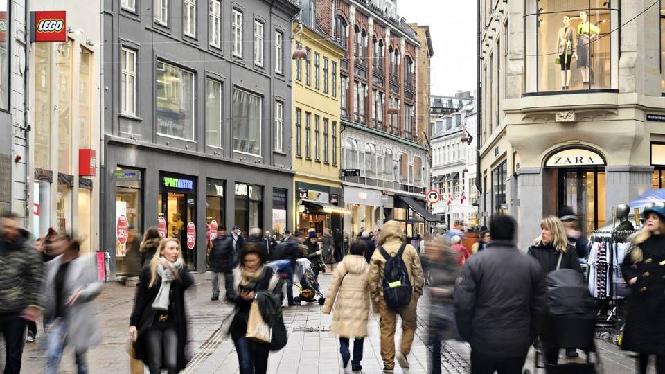 Strøget udgør en stor del af Københavns high street-område, når det gælder butikslejemål. | Foto: Philip Davali / Ekstra Bladet