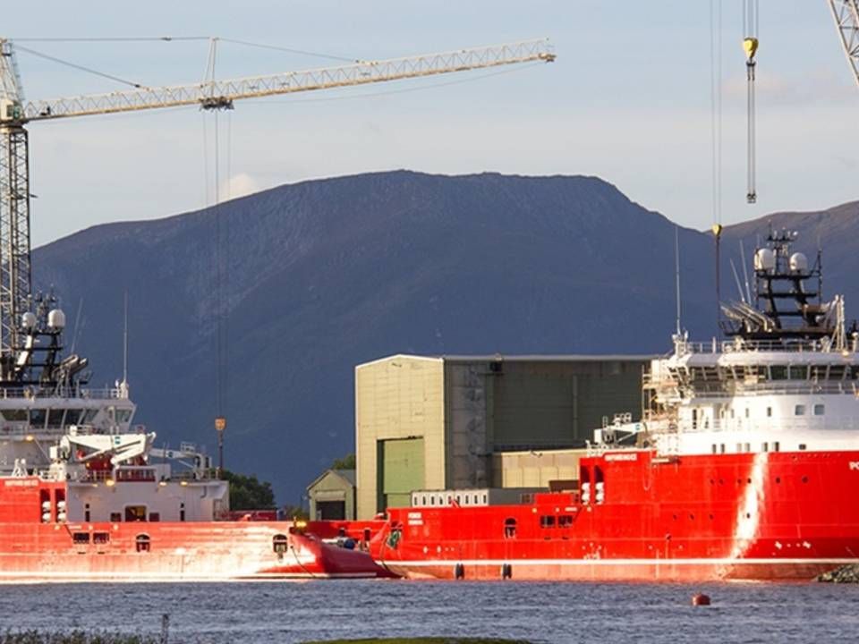 Det er Havyards værft i Leirvik, som volder problemer for gruppen. Billedet viser ikke de skibe, som der er problemer med. | Foto: PR/Havyard