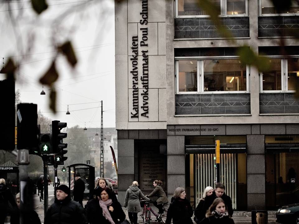 Kammeradvokatens facade ud mod Vesterport i København. | Foto: ADRIAN JOACHIM