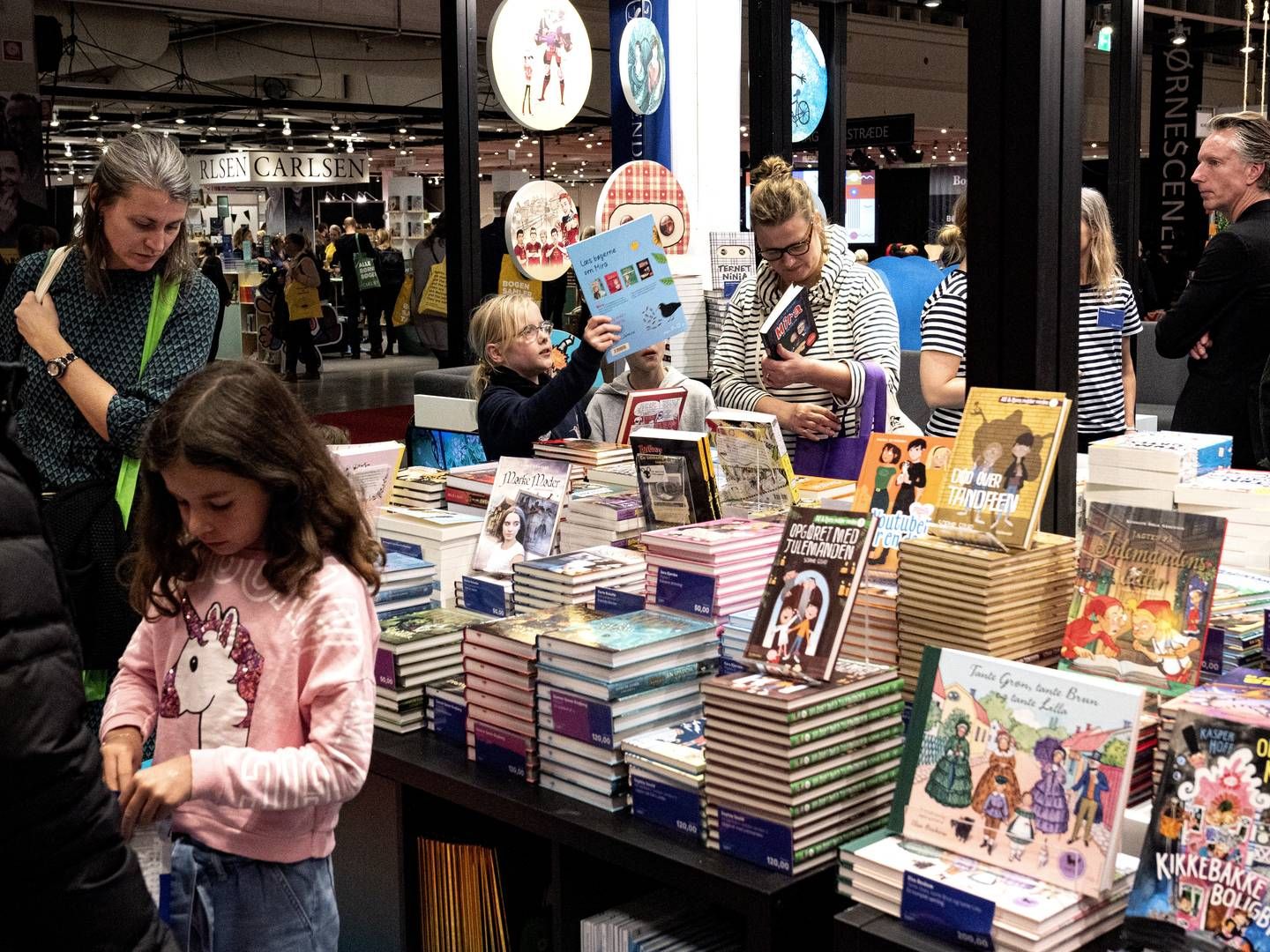 Fokus på børnefamilier og bøger til børn var blandt de to overvejende faktorer til, at årets besøgstal satte ny rekord for Bogforum ifølge udstillingschefen. | Foto: Ida Guldbæk Arentsen/Ritzau Scanpix