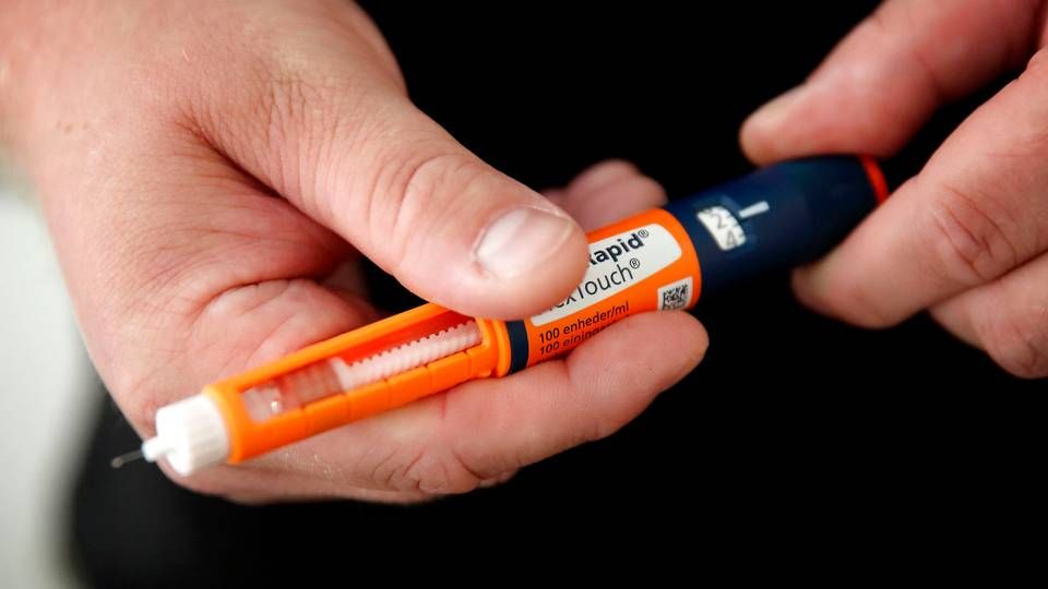 Salget af Novo Nordisks hurtigtvirkende insulin Novorapid faldt 5 pct. i årets tredje kvartal og bidrog til en nedgang i selskabets insulinsalg. | Foto: Jens Dresling / Ritzau Scanpix