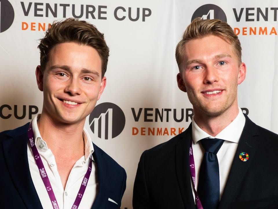 Kasper Køppen (th.), medstifter og adm. direktør i Viobac og Mads Ørbæk Andersen (tv.), medstifter og partner i Viobac. | Foto: Keyvan Bamdej