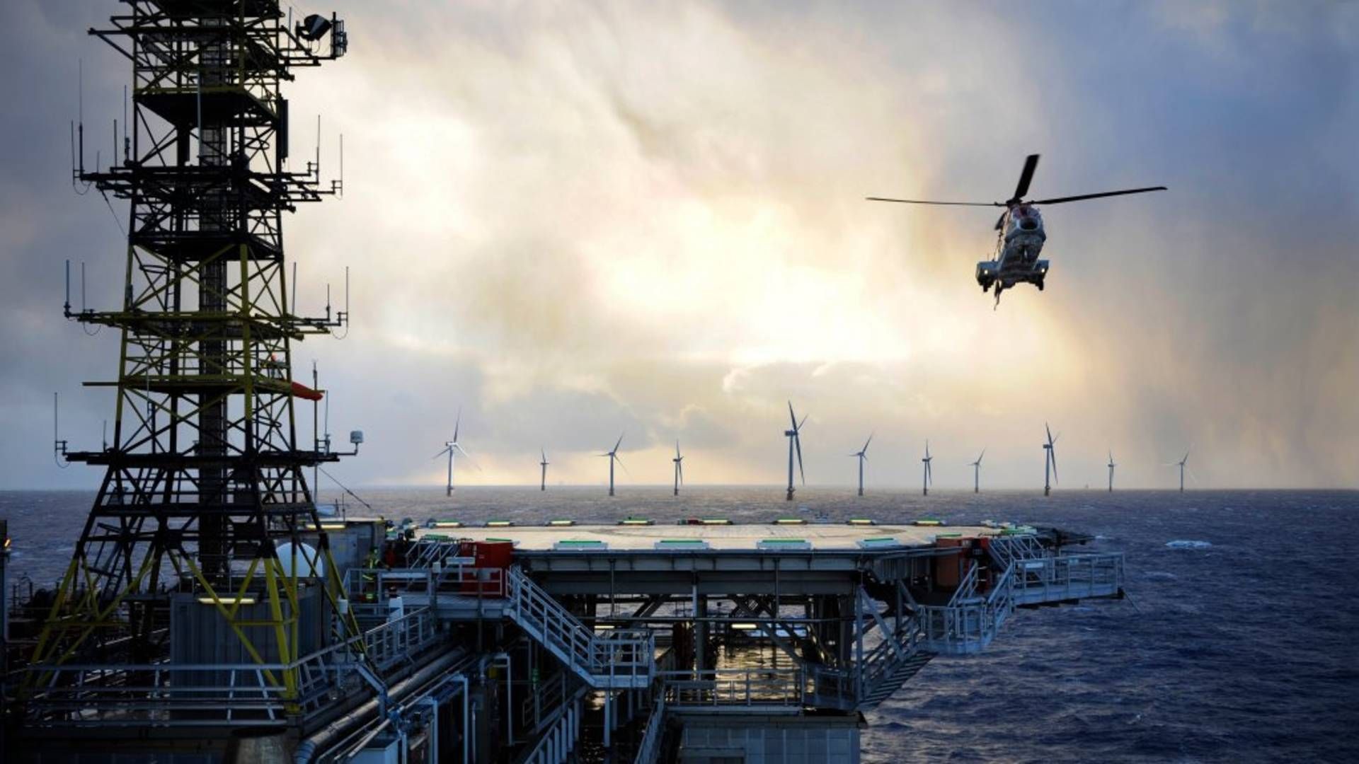 Equinors helipad ved Hywind. | Foto: Equinor