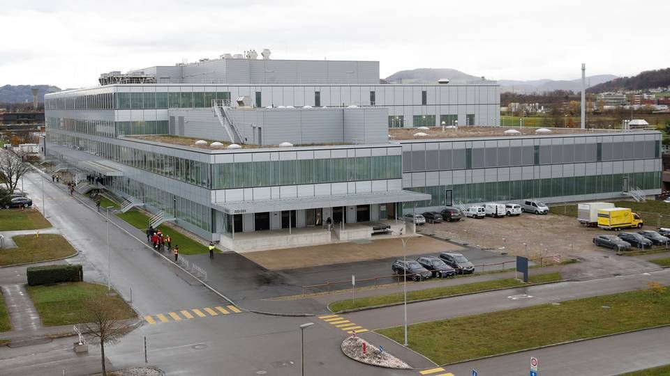 Et overbliksbillede af Novartis' nye fabrik i Stein i Schweiz. | Foto: ARND WIEGMANN/REUTERS / X90184