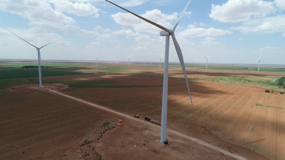 På billedet ses vindmøller fra Tahoka, Texas i USA. | Foto: PR/ Ørsted