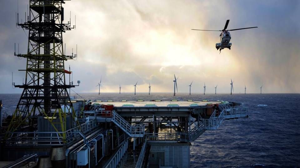 Equinors helipad ved Hywind. | Foto: Equinor