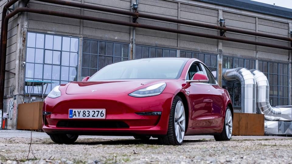 Tesla Model 3 er Teslas første masseproducerede bil. | Foto: Benny Kjølhede