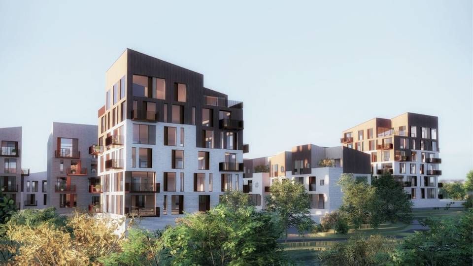 De 21.000 kvm boliger skal bygges på den gamle hospitalsgrund i Hørsholm. | Foto: CALUM PR