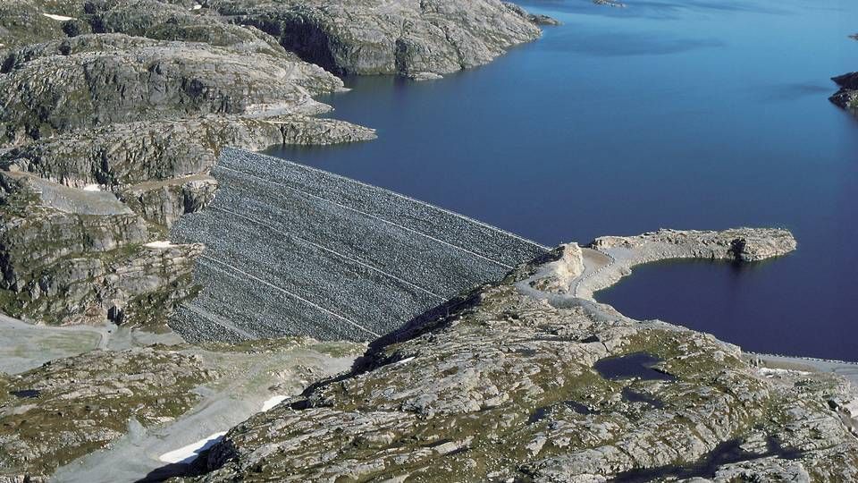 Dæmning ved Oddatjønn. | Foto: PR / Statkraft