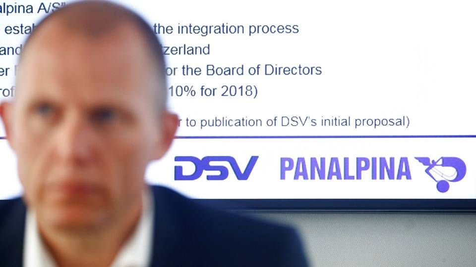 DSV Panalpina CEO Jens Bjørn Andersen on the day of presenting the transaction. | Photo: Arnd Wiegmann/Reuters/Ritzau Scanpix
