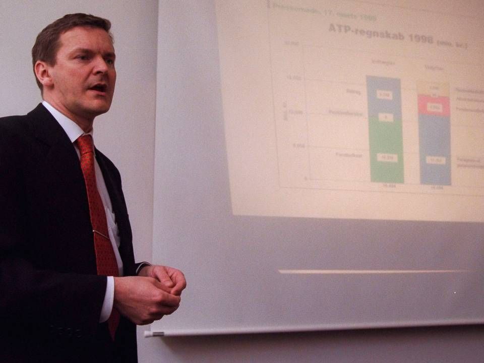 Lars Rohde i 1999, hvor han var øverste chef for ATP og med til at starte det fælles samarbejde Pensionsinfo. | Foto: Jens Dresling/Politiken/Ritzau Scanpix