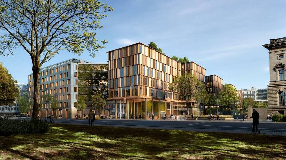 C.F. Møller Architects er med i slutspurten om tysk miljøministeium med anlægssum på over en milliard. | Foto: PR / C.F. Møller Architects