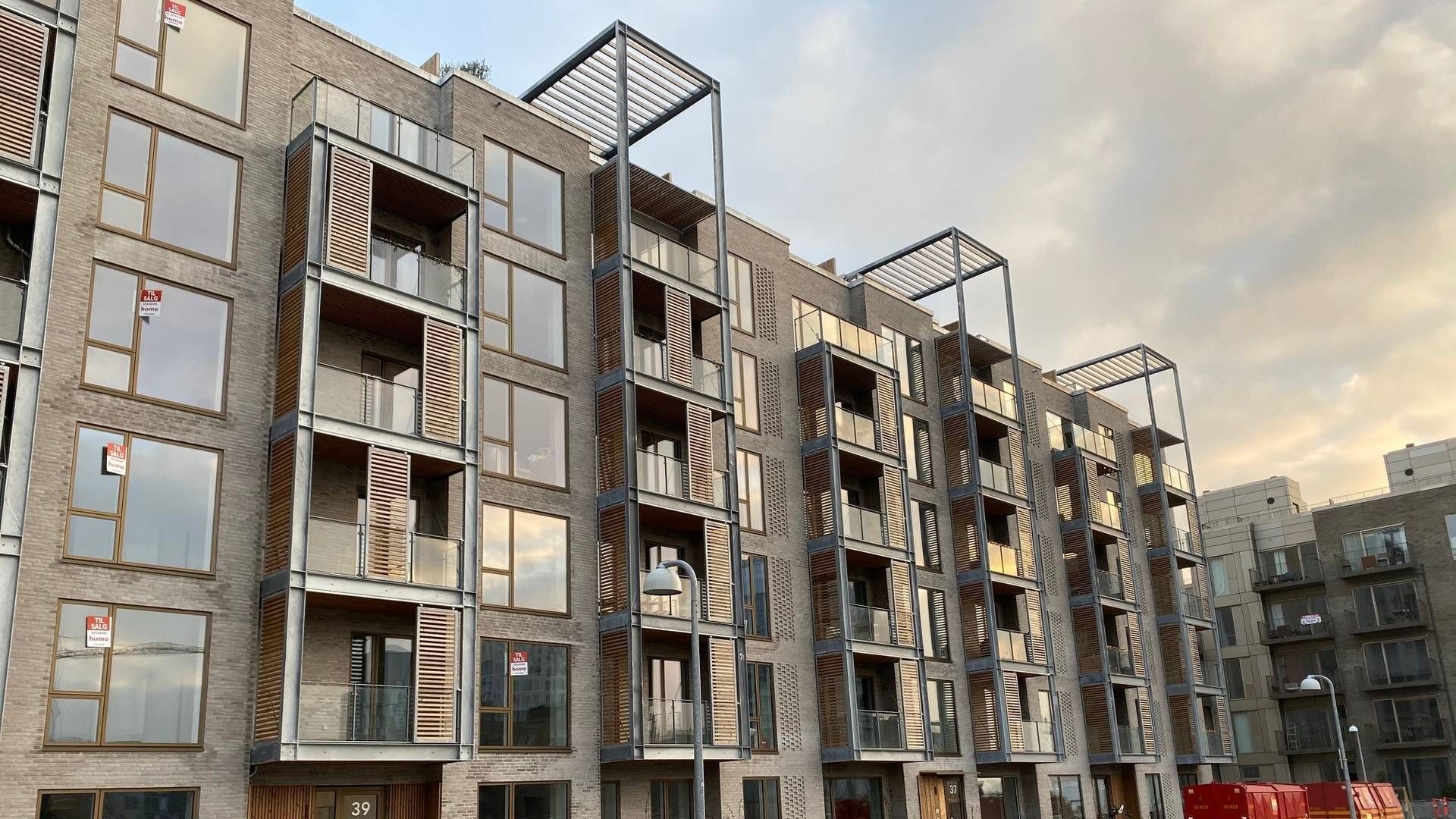 Casas byggeri på Sdr. Ringvej i Brøndby er allerede godt i gang, hvor der bygges 200 boliger. | Foto: Casa PR