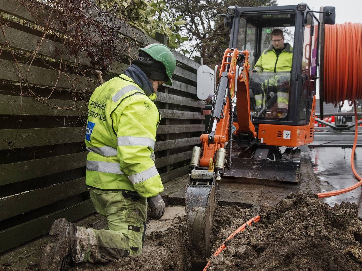 TDC er blandt selskaberne, som er i fuld gang med at grave fiberforbindelser ned til forbrugerne. | Foto: PR/TDC