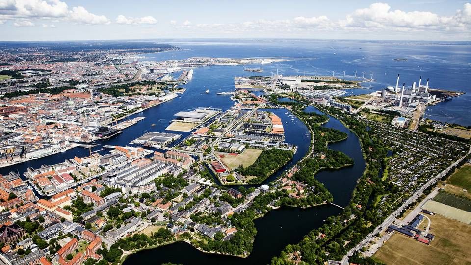 Luftfoto af København. | Foto: Janus Engel