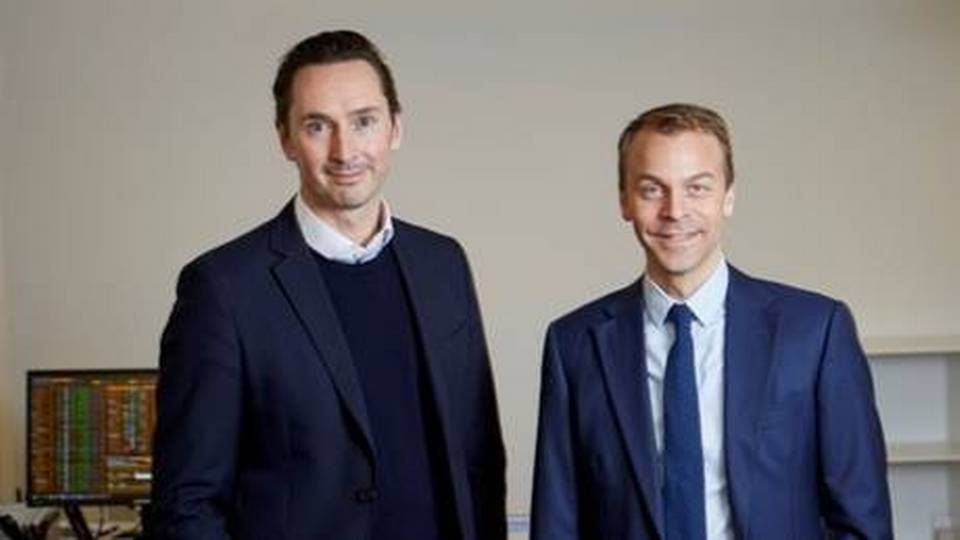 Anders Ellegaard (left) head of fixed income, and Morten Rask Nymark, head of listed equity investments at Industriens Pension. | Photo: Industriens Pension/PR