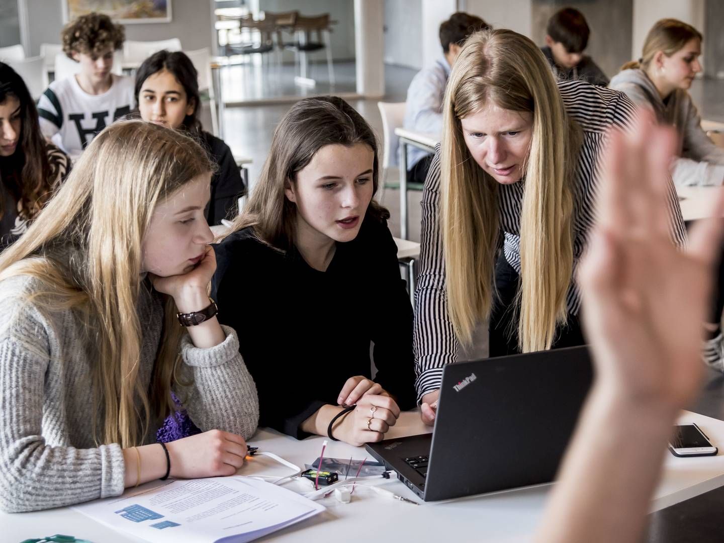 Et nyt forsøg har undersøgt, hvordan gymnasierne kan blive bedst muligt digitaliseret. | Foto: Morten Dueholm/Jysk Fynske Medier