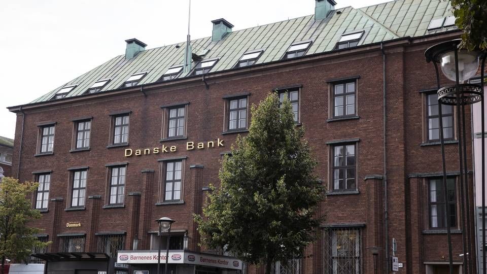Dansk Bank-ejendommen set fra Bispetorv i Aarhus. | Foto: Gregers Tycho / Jyllands-Posten / Ritzau Scanpix
