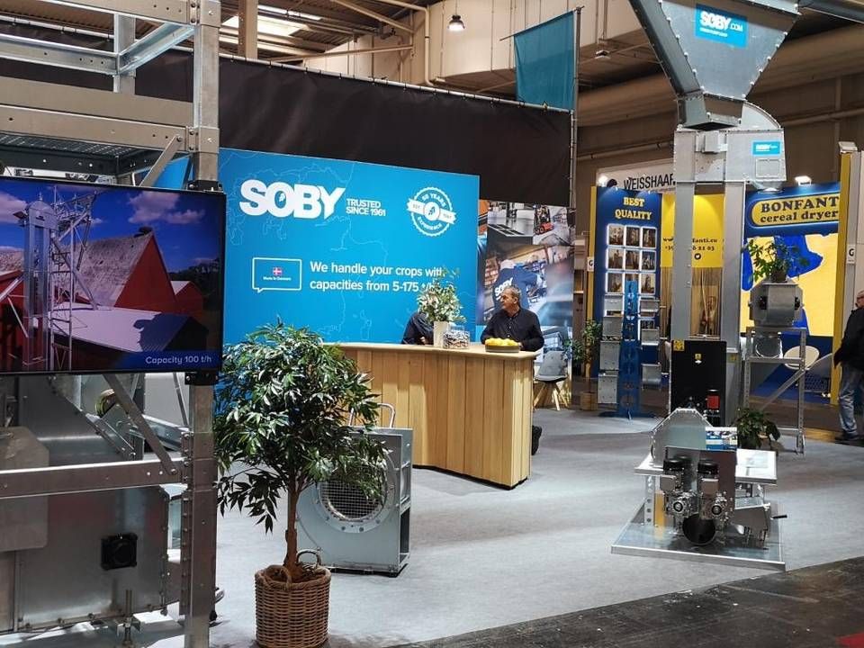 Hos Søby, som producerer maskinanlæg og løsninger til kornproduktion og har stigende eksport til Ukraine, følger man udviklingen i landet nøje. | Foto: Søby LinkedIn