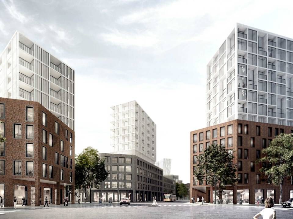 Når hele Ørestad står færdigt, skal der være plads til 25.000 beboere og 80.000 arbejdspladser. | Foto: Solstra PR