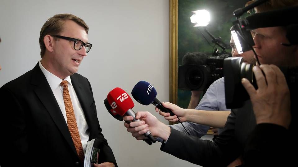 "Beregningerne ligger der nu, så jeg forstår ikke, hvorfor de skal mørklægges og hemmeligholdes," siger Venstres finansordfører, Troels Lund Poulsen, til Ritzau. | Foto: Jens Dresling