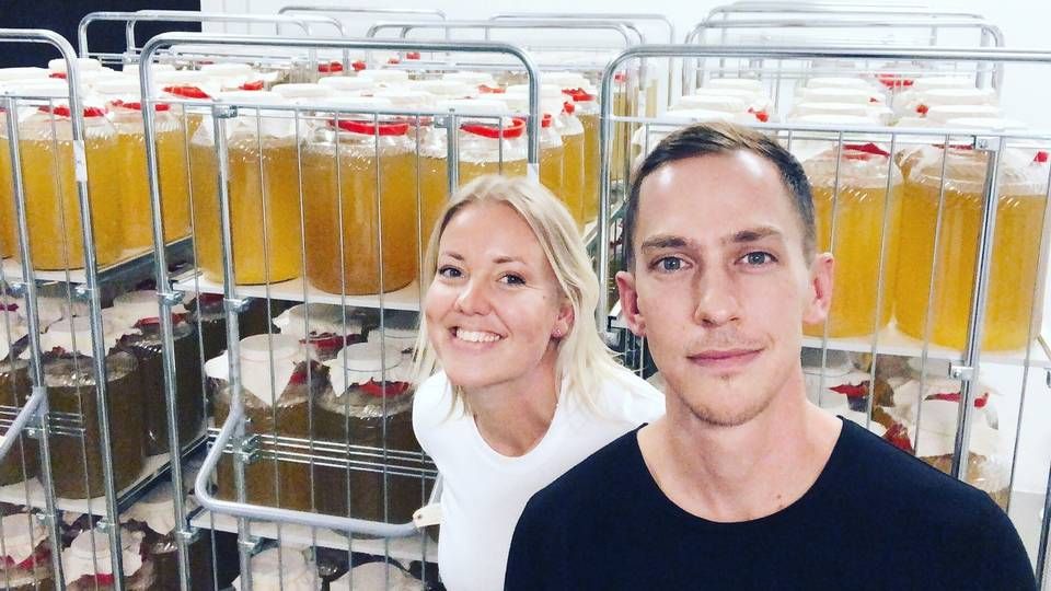 Line Hoff og Eric Sponseller, der står bag selskabet Læsk, vil være førende producent af kombucha i Europa. De ejer hver 35 pct. af selskabet. | Foto: PR/Læsk