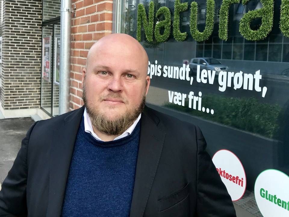 Richo Boss, kædedirektør for Spar, Minkøbmand og Letkøb, sætter gang i test af en ny onlineplatform skabt med støtte fra KFI Erhvervsdrivende Fond. | Foto: Jørgen Rudbeck