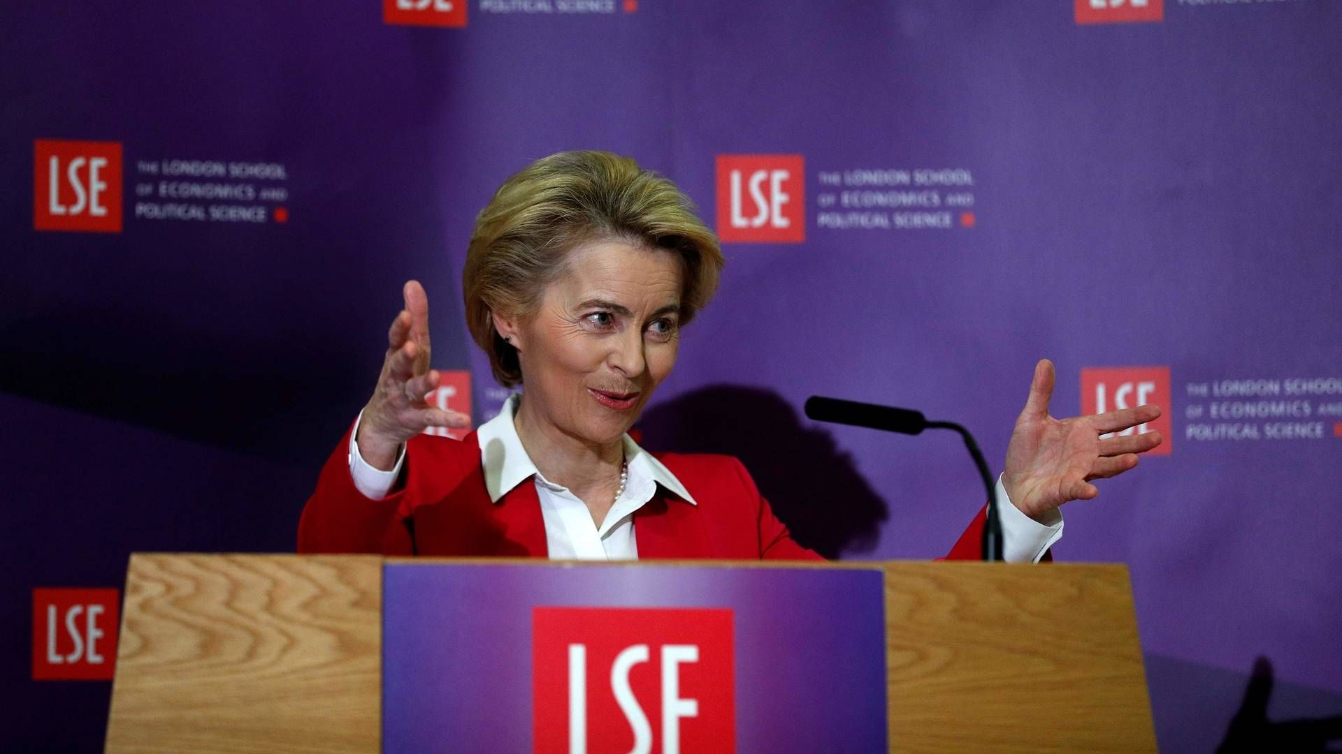 Ursula von der Leyen, EU-Kommissionens formand. | Foto: ADRIAN DENNIS/AFP / AFP