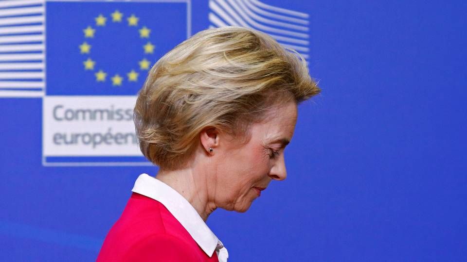 EU og Storbritannien kan ikke nå at lave en omfattende handelsaftale, inden bruddet ved månedens udgang, siger Ursula von der Leyen. | Foto: FRANCOIS LENOIR/REUTERS / X01164