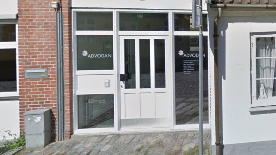 Der er syv advokater under taget hos Advodan i Næstved. | Foto: Google Maps