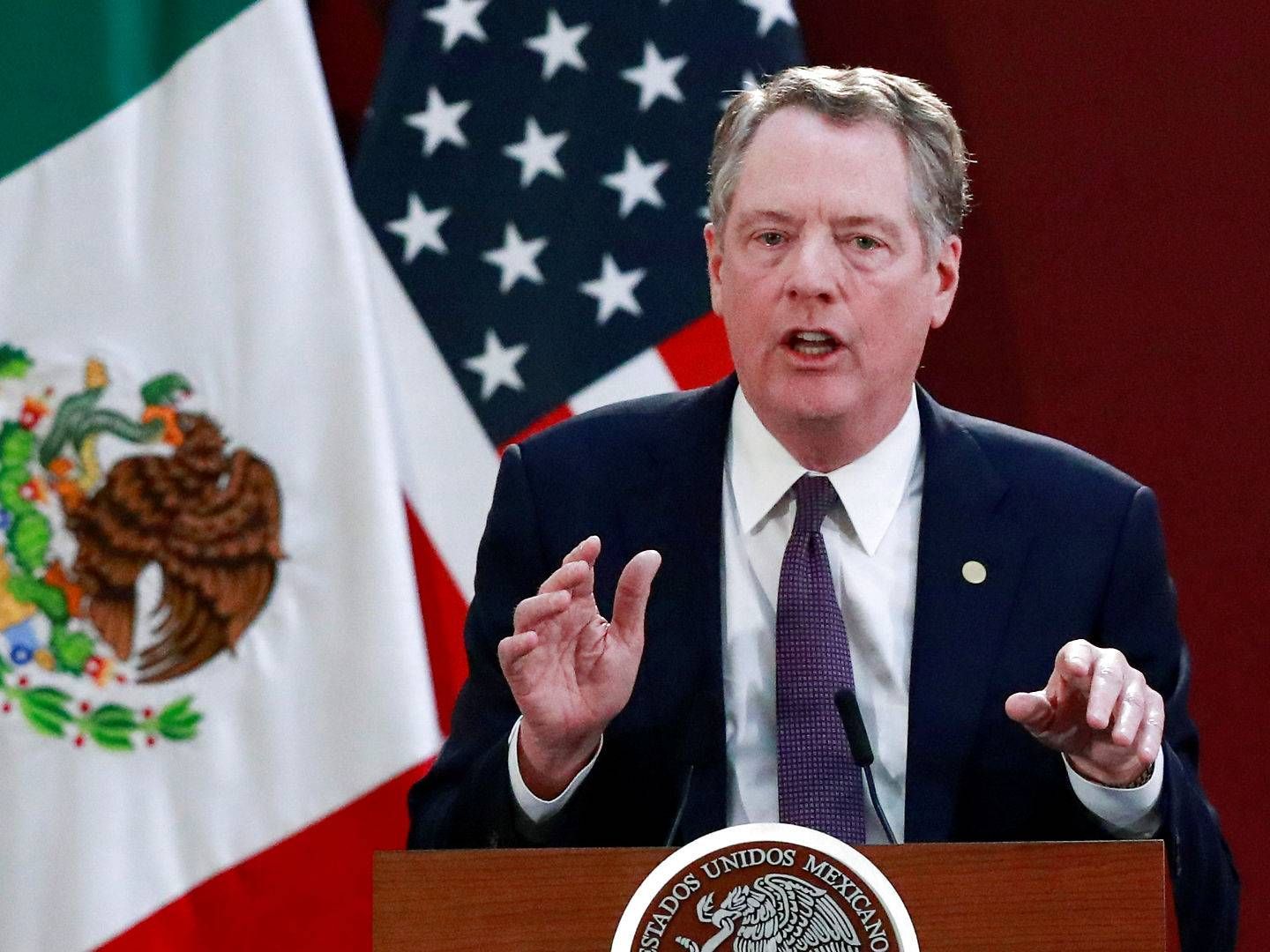 USA's handelsrepræsentant Robert Lighthizer har tidligere kaldt handelsaftalen med Kina for "fuldstændig klar". | Foto: Henry Romero/Reuters/Ritzau Scanpix