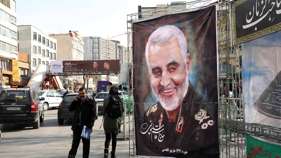 Det amerikanske drab på general Qasem Soleimani har sat sindene i kog i Iran. | Foto: Atta Kenare/AFP/Ritzau Scanpix
