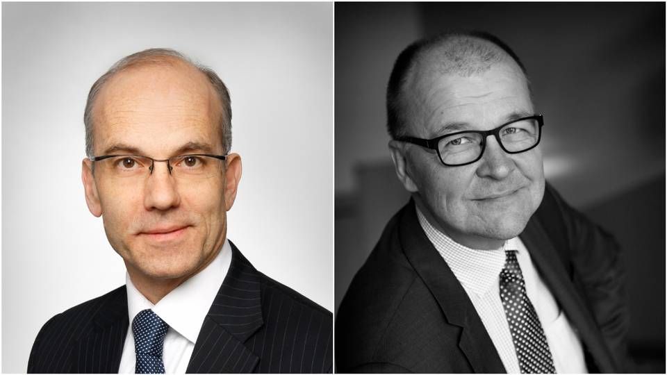 Timo Löyttyniemi (left) is returning to head Finland's state pension fund VER while CEO Timo Viherkenttä (right) is heading to Aalto University. | Photo: PR / VER