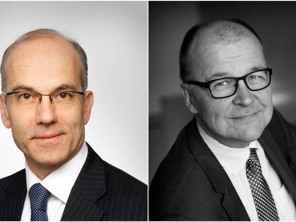 Timo Löyttyniemi (left) is returning to head Finland's state pension fund VER while CEO Timo Viherkenttä (right) is heading to Aalto University. | Photo: PR / VER