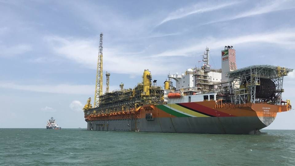 Exxon Mobil har fået bygget et FPSO-fartøj til Liza-feltet i Guyana, som er særdeles lovende. | Foto: Exxon Mobil