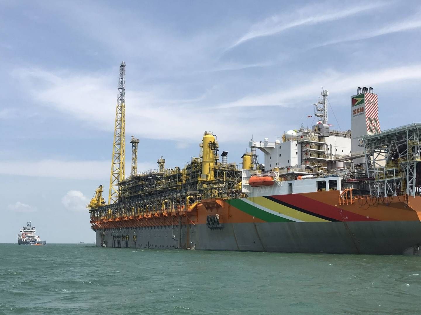 Exxon Mobil had an FPSO ship built for Guyana's Liza field. | Photo: Exxon Mobil
