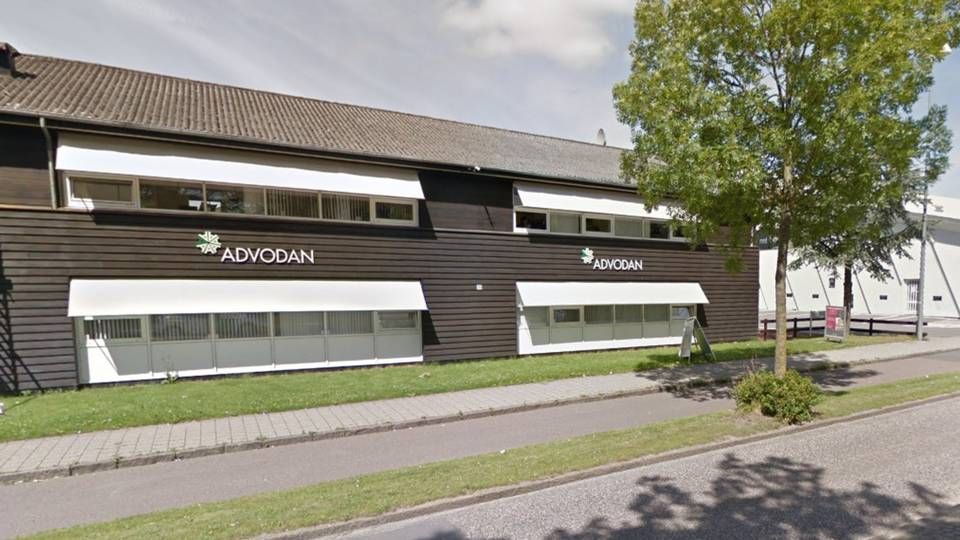Medarbejderne i Advodan Hillerød bliver i lokalerne på Carlsbergvej i den nordsjællandske by, men får altså snart et nyt navn på facaden. | Foto: Google Maps