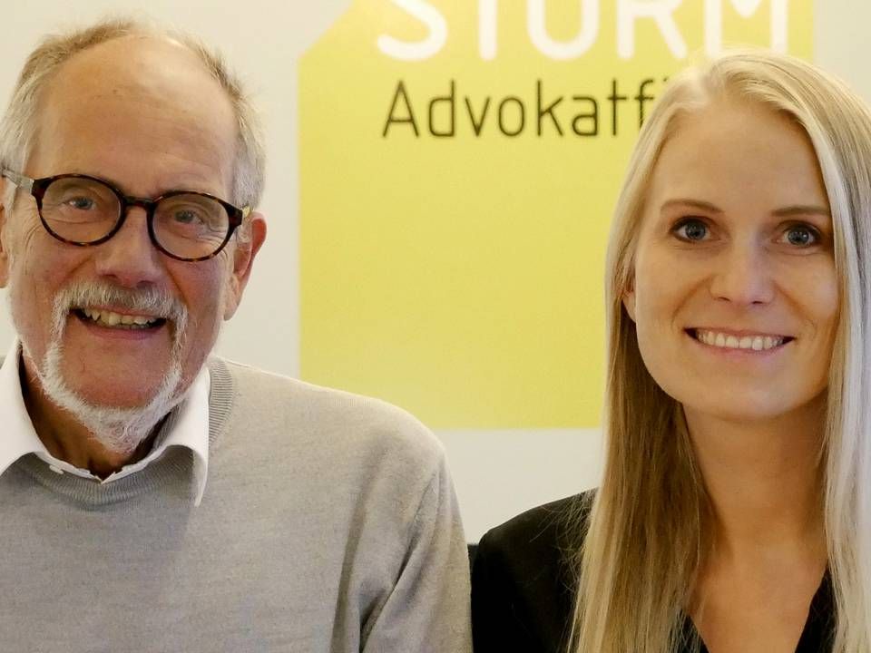 Erik Braad overlader stafetten i Fjerritslev til sin datter Lene Marie Braad. | Foto: PR