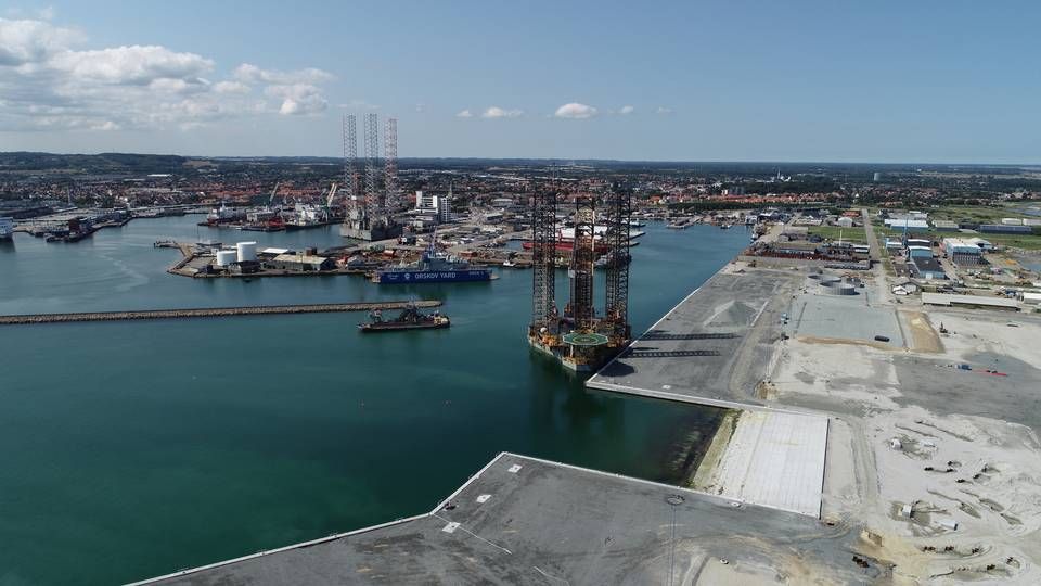 The two rigs Brage and Ensco 80 were arrested by Tom Clarke last year. They have now been released and can be scrapped at MARS' new shipyard in Frederikshavn, Denmark. | Photo: PR / Modern American Recycling Services
