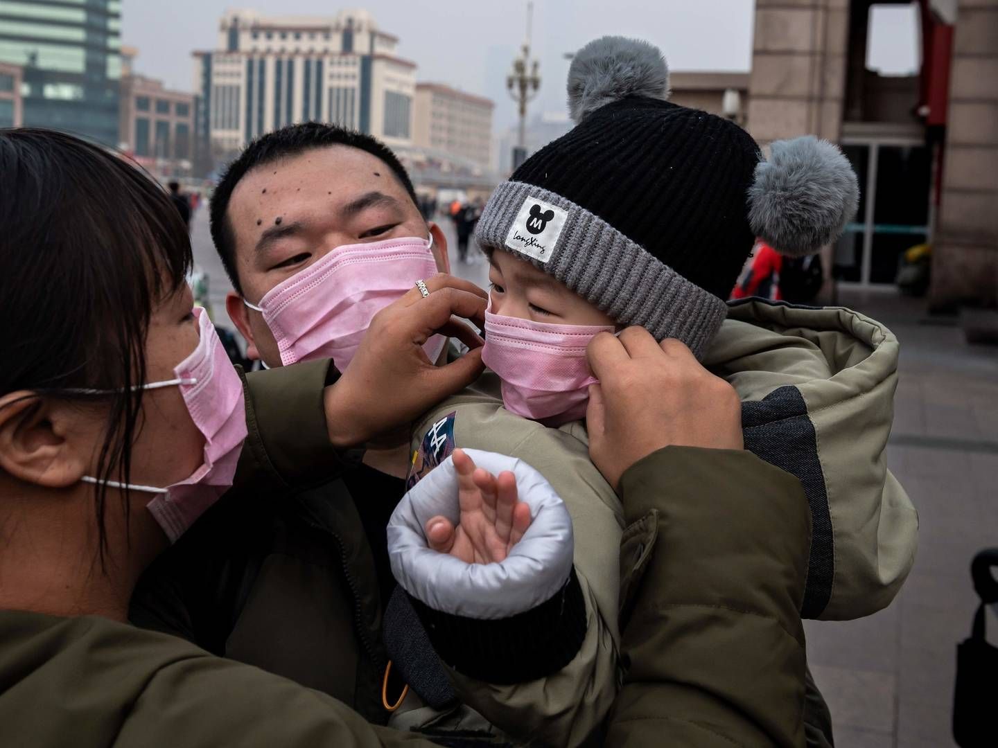 Efterspørgslen på ansigtsmasker stiger efter udbruddet af coronavirus i Kina. | Foto: Nicolas Asfouri/AFP / AFP