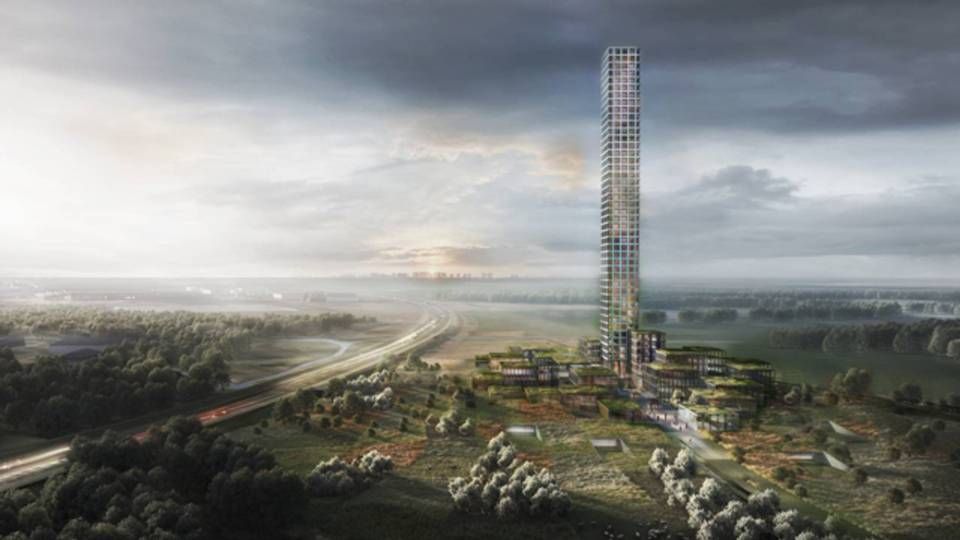 Bestseller-tårnet skulle være Danmarks højeste bygning. | Foto: PR / Bestseller