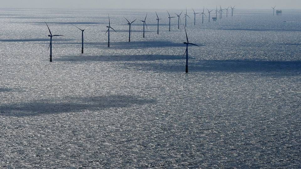 På Vesterhav-parkerne vil selskabet nu placere havmøllerne på lige række. Ikke som her på DanTysk, hvor en uvorn mølle bryder geleddet. | Foto: Fabian Bimmer/Reuters/Ritzau Scanpix